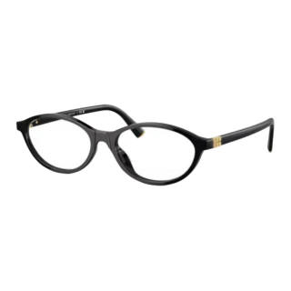 Miu Miu logo-plaque oval-frame glasses