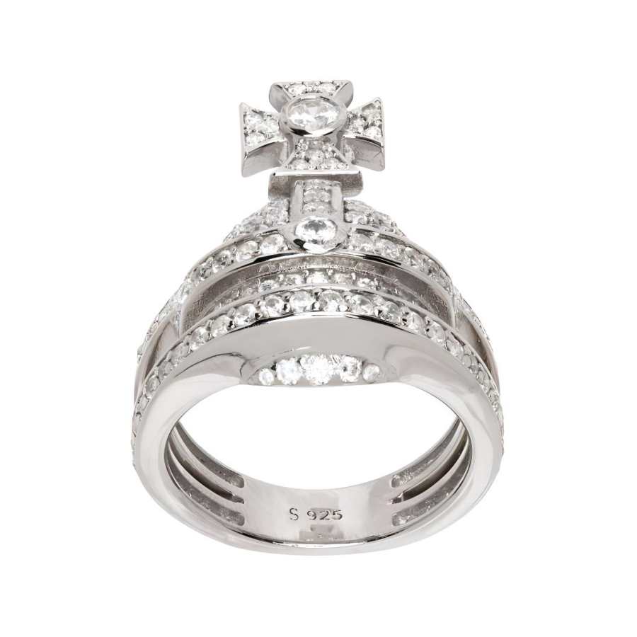 Vivienne Westwood Sterling Silver Rings Women's Silver