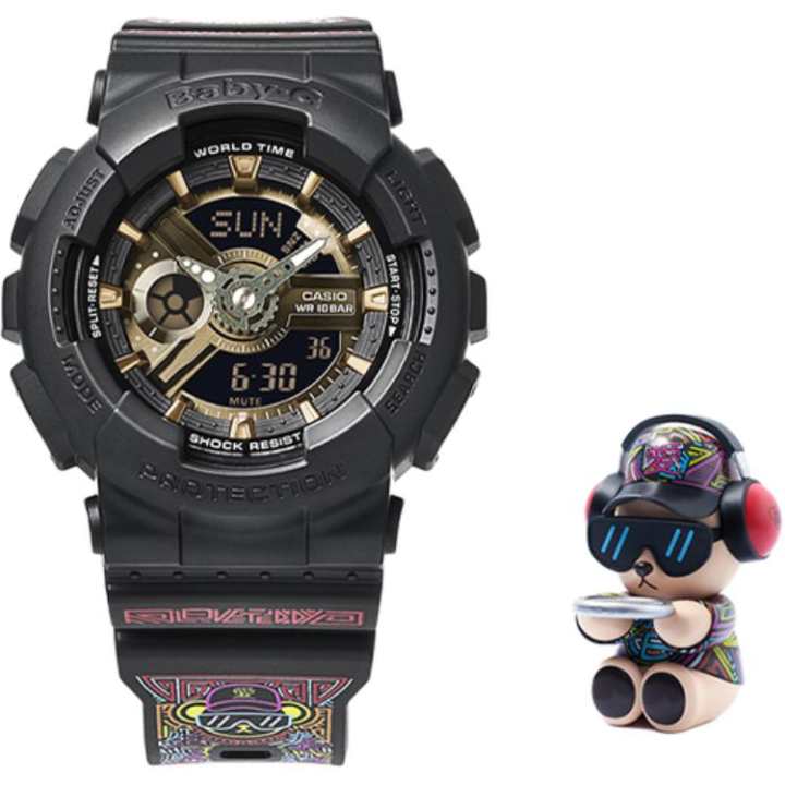CASIO CASIO Women's BABY-G Black Watch BA-110GA-1APRT