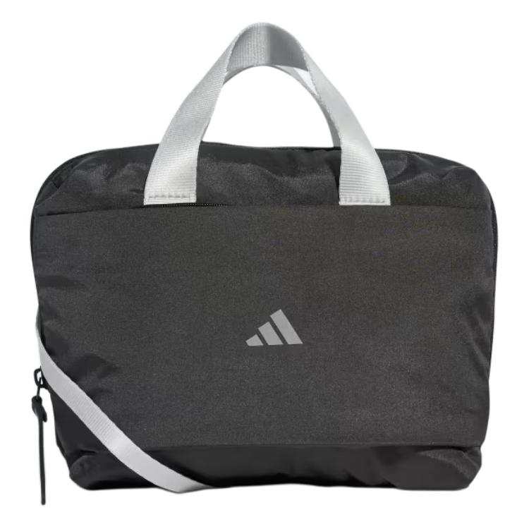Adidas Adidas Recycled Nylon Shoulder Bag, Crossbody Bag, Handbag Regular Unisex Carbon Gray & Black