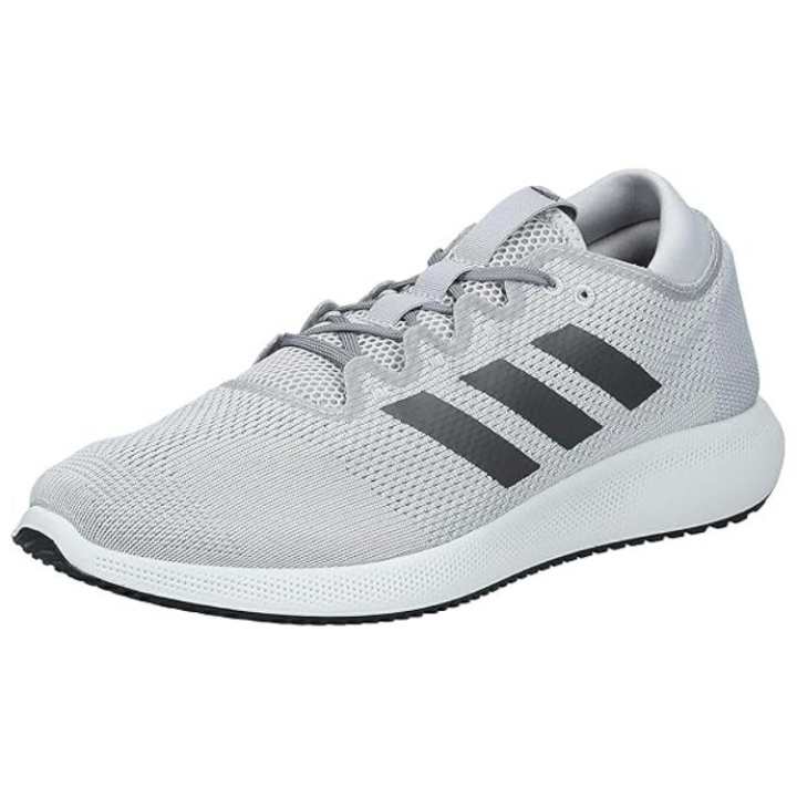 Adidas Adidas Edge Fle Lightweight Cushioning Low top Running Shoes Men's Light Gray Black