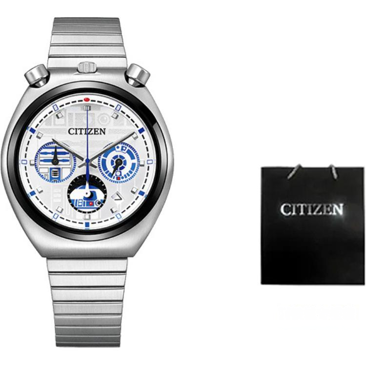 CITIZEN Star Wars Quartz Movement Stainless Steel Strap Watch Unisex Silver Dial
