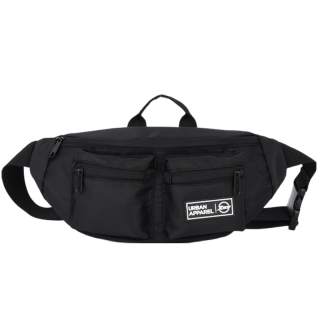 XTEP Nylon Fanny Pack Regular Men's Black