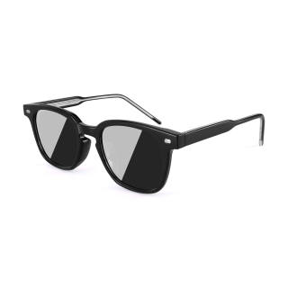 PULAIS Plate Square Sunglasses Unisex Black Yellow Pink