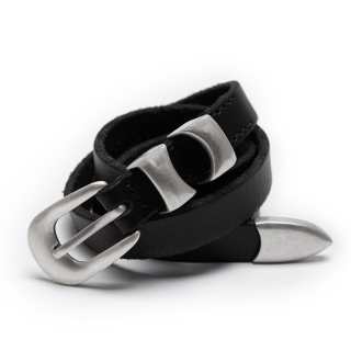 Haonanhuang Top Grain Cow Leather Belts Unisex 2.5cm