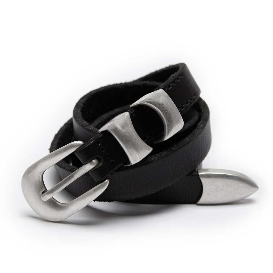 Haonanhuang Top Grain Cow Leather Belts Unisex 2.5cm