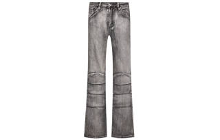 COOLALPACA Jeans Unisex Gray Moderate Flared Pants