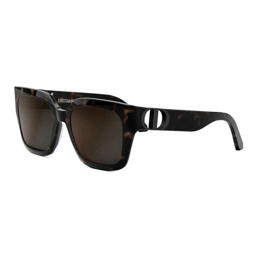 DIOR DIOR Irregular Shape Sunglasses Unisex Tortoiseshell