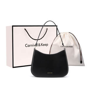 Carnival Keep Cow Leather Shoulder Bag Baguette Bag Regular Women's Multicolor