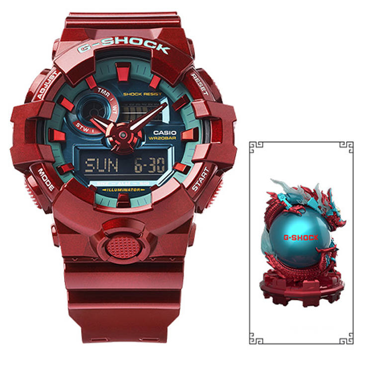 G-SHOCK G SHOCK Chinese Dragon Collection Exclusive Custom Box Quartz Movement Resin Strap Watch