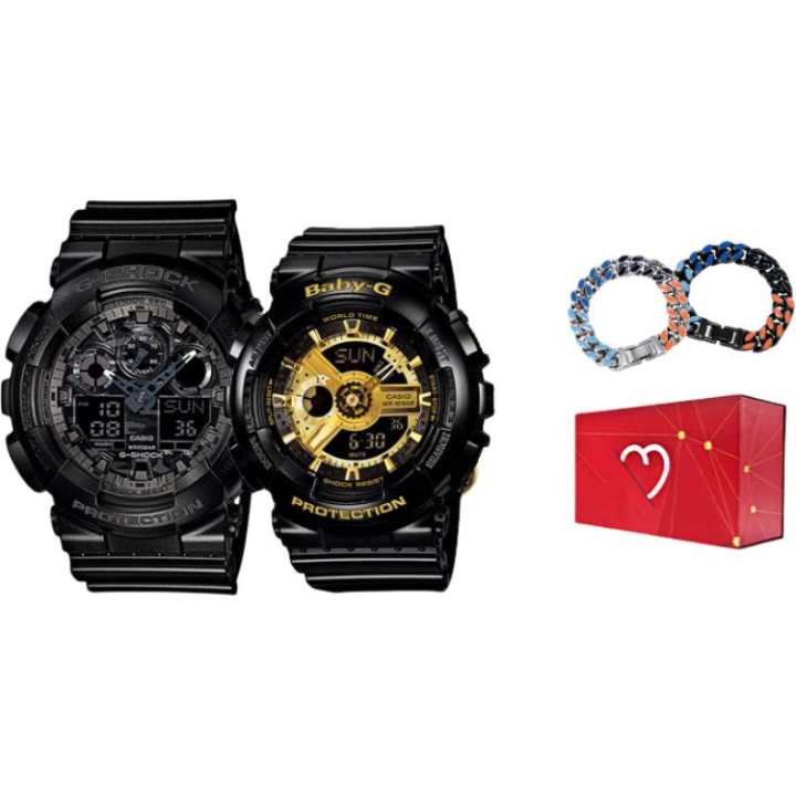 CASIO CASIO Unisex Pair Table Series Black Watch