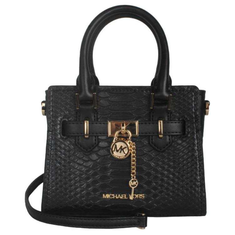 MICHAEL KORS Cow Leather Shoulder Bag, Crossbody Bag, Handbag Women's Black