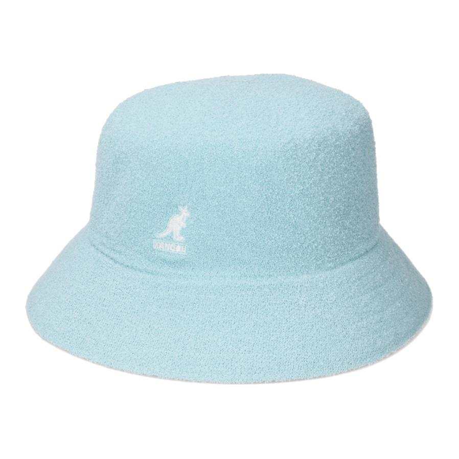 KANGOL KANGOL Polyester, Acrylic, Nylon Bucket Hats Unisex Light Blue