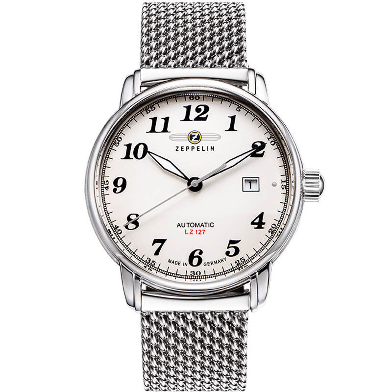 ZEPPELIN Piaget Collection Automatic Mechanical Movement Men's Watches Watch 40 White Dial