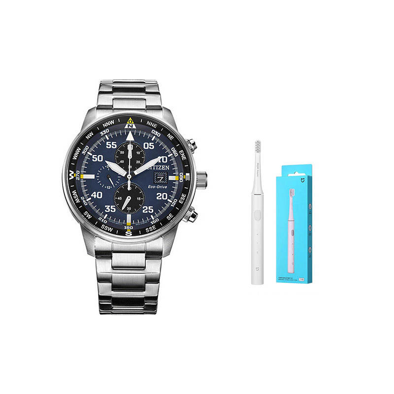 CITIZEN Ecology Drive Collection Light Powered Quartz Movement Stainless Steel Strap Watch
