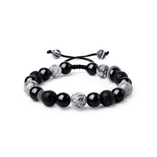 TIG Natural Obsidian Bracelets Unisex