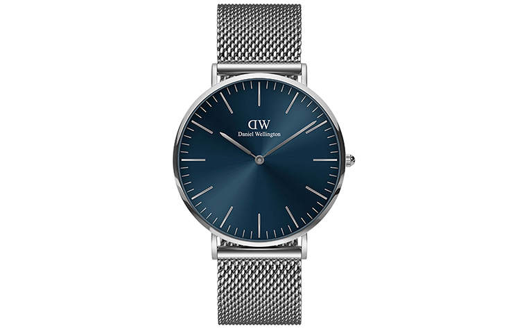 DW/DanielWellington Daniel Wellington CLASSIC Wrist Watches Quartz Movement Stainless Steel Watchband Blue Dial Men's Watches