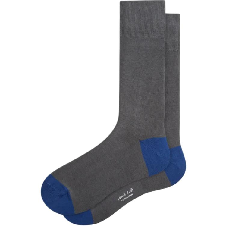 Paul Smith Crew Socks Men's 1 Pack Dark Gray