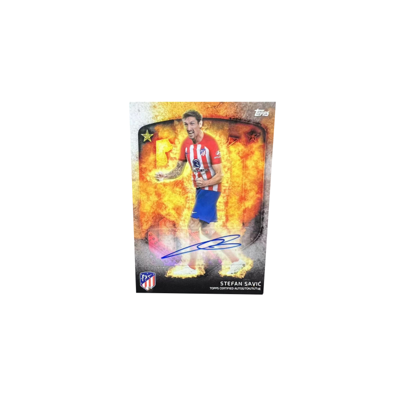 Topps Savage Atletico Madrid Box, Autograph Card, Spain, Soccer Player Cards, Card Condition Pass Sports Cards 1 Pc