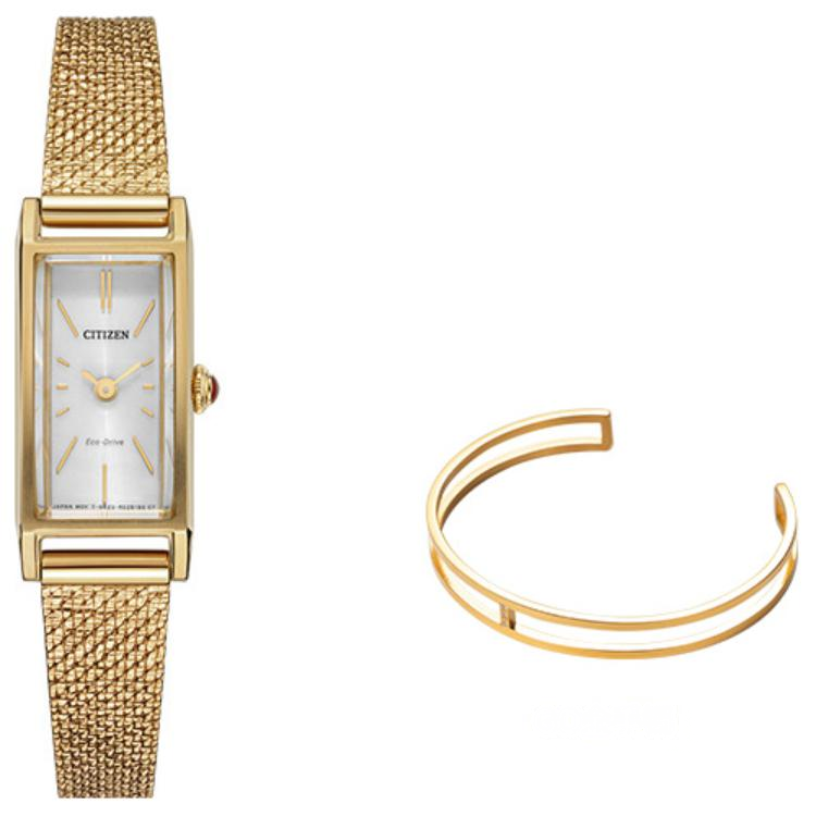 CITIZEN Ecology Drive Collection Light Powered Quartz Movement Stainless Steel Strap Watch 20mm