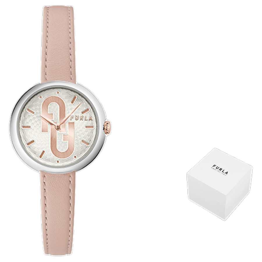 Furla HERITAGE Wrist Watches Quartz Movement Genuine Leather Strap 32mm Silver Dial Women's Watch Fashion Trend