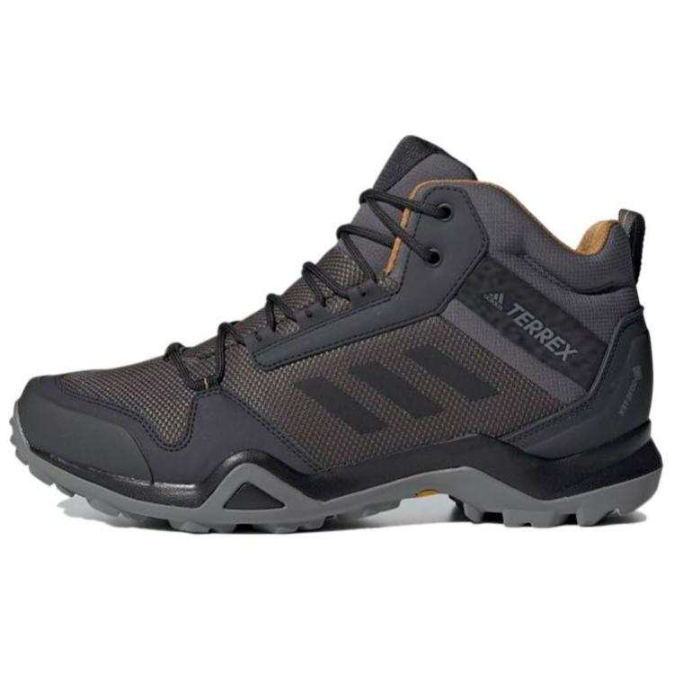 Adidas Adidas Terrex AX3 GTX Mid Gore Te Breathable Mid top Outdoor Shoes Men's Dark Gray