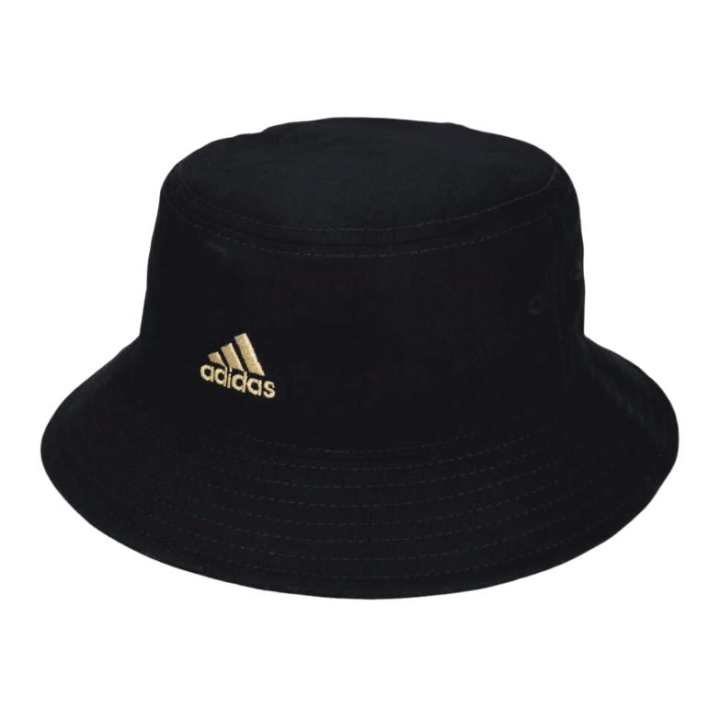 Adidas Adidas Cotton Bucket Hats Unisex Black/Gold