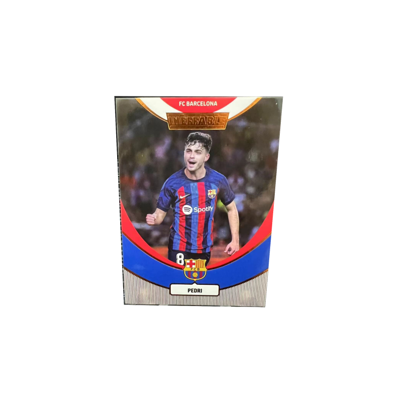 DAKA Pedri Barcelona Club Team Box, Spain, Barça 50 Edition Soccer Player Cards, Card Condition Pass Sports Cards 1 Pc