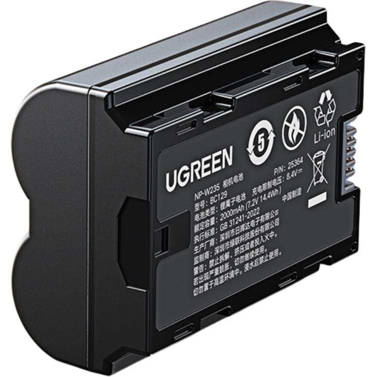 UGREEN NP W235 Camera Battery BC129 Compatibility With Fuji XS20, XT5, XT4, GFX 100S, 50S II, 50S2, XH2S, XH2