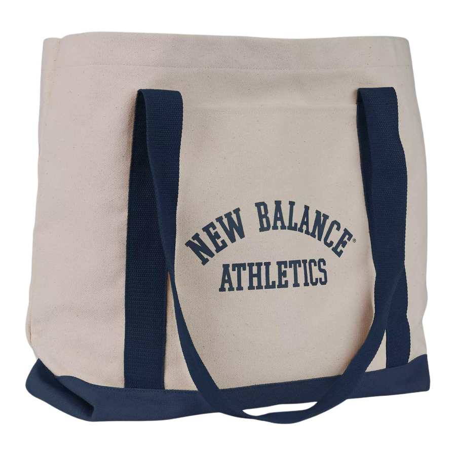 New Balance New Balance Cotton Canvas Bag, Tote Bag, Shopping Bag, Shoulder Bag, Handbag Regular Unisex Marine