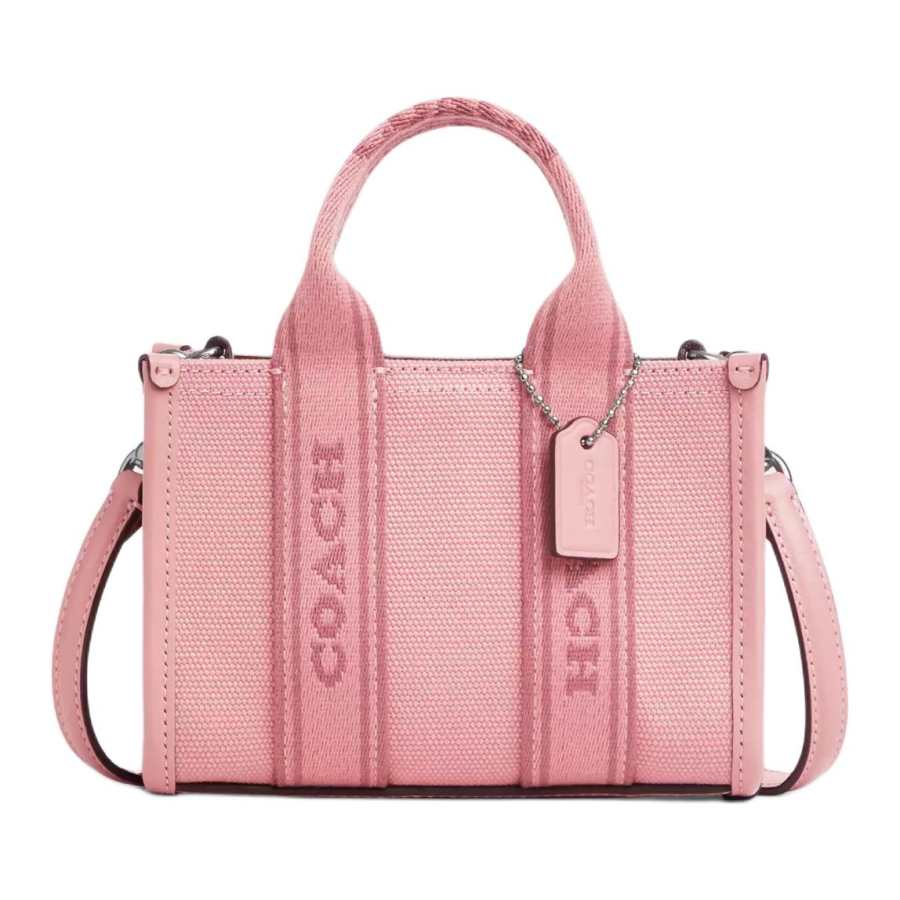 COACH Smith Canvas With Calfskin Tote Bag, Shopping Bag, Shoulder Bag, Crossbody Bag, Handbag Mini Women's