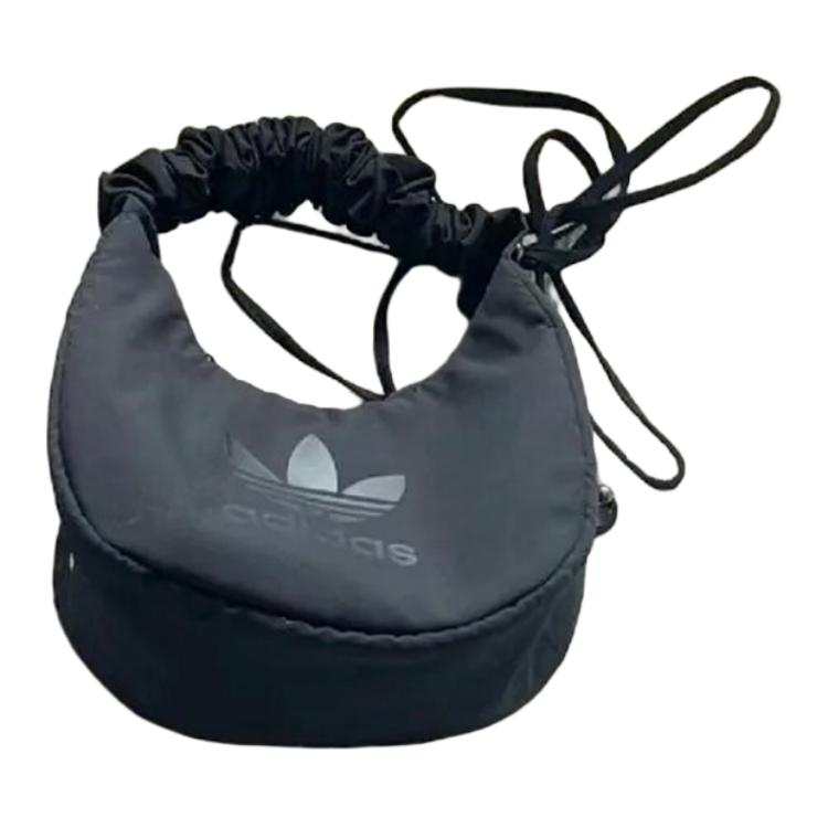 Adidas Originals Trefoil Nylon Shoulder Bag Mini Unisex Black