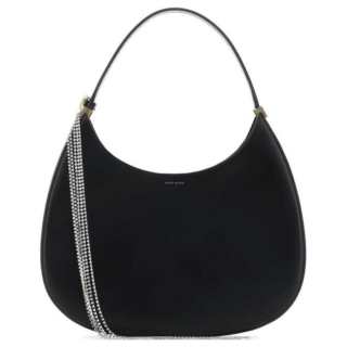 Magda Butrym Calfskin One Shoulder Handbag Women's Black