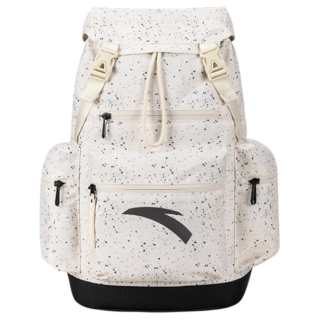 Anta Basketball Collection Fabric Backpack Unisex Papyrus White