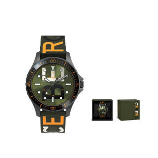 TIMEX Iceberg LAB Collaboration Wrist Watches Quartz Movement Canvas Fabric Strap 38mm Green Dial Unisex
