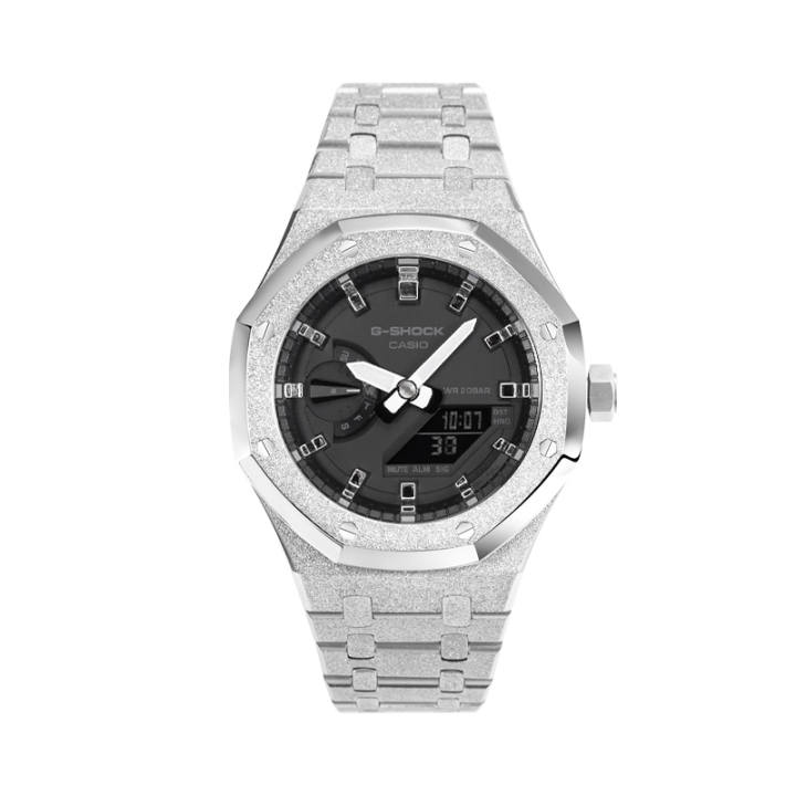CASIO CASIO Unisex Liquid Crystal/Analog Dual Display Series 44.5mm Black Watch