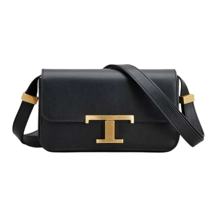 TOD'S TOD'S T Timeless Logo Plaque Shoulder Bag