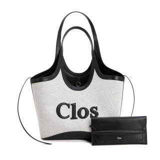 CLOS Cow Leather Shoulder Bag Large Women's