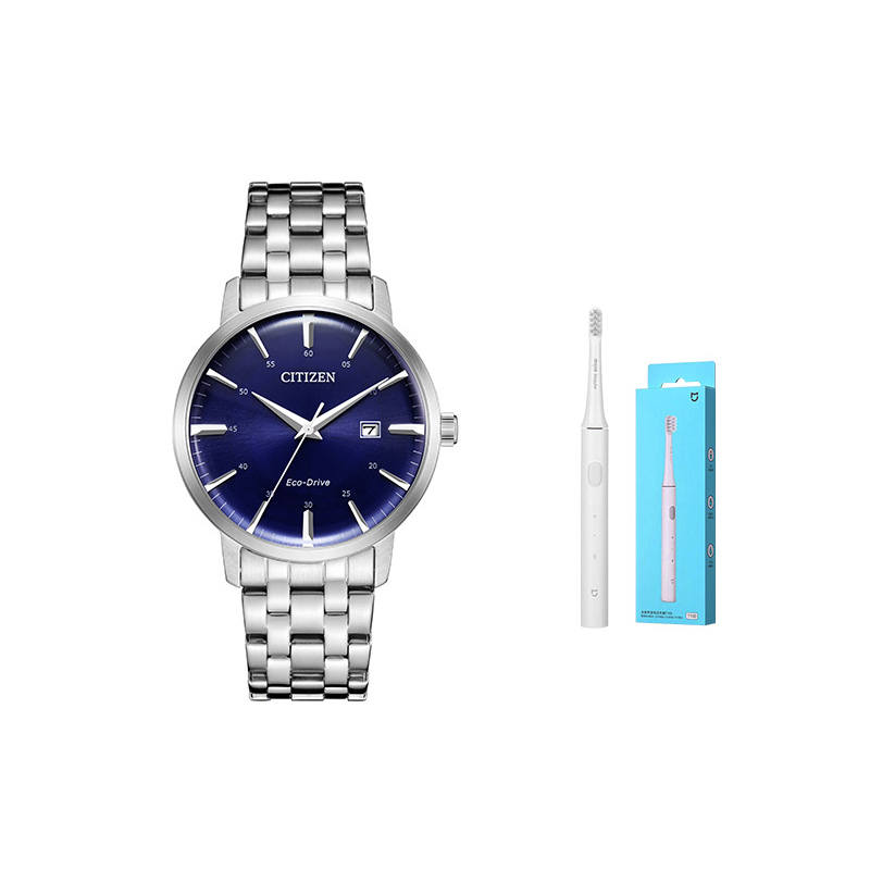 CITIZEN Ecology Drive Collection Light Powered Quartz Movement Stainless Steel Strap Watch Unisex