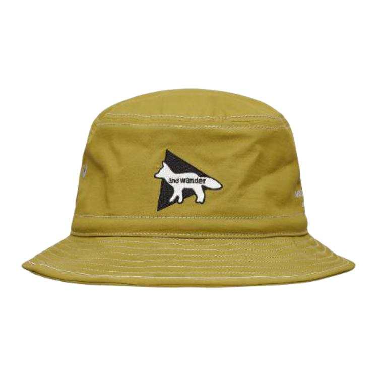 And Wander Nylon Bucket Hats Men's Green