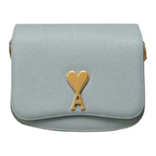 AMIPARIS Logo Plaque Foldover Top Shoulder Bag