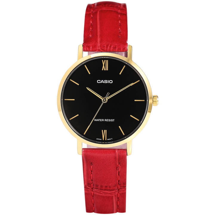 CASIO CASIO Women's 34mm Black Watch LVT01GL-1B
