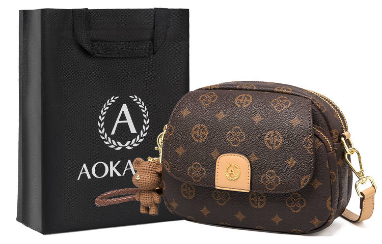 AOKANG PVC With Synthetic Leather Crossbody Bags Small Women's