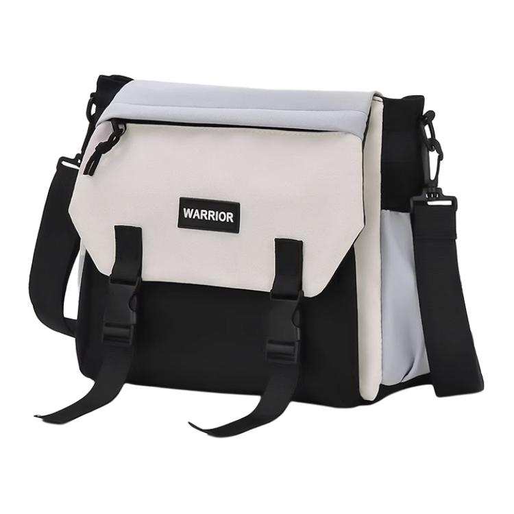Warrior Nylon Fabric Shoulder Bag, Crossbody Bag Large Unisex Multicolor