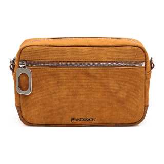 JW Anderson Leather Shoulder Bag, Crossbody Bag Women's Caramel