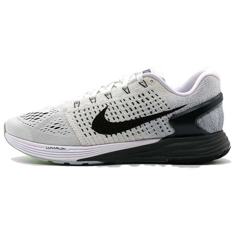 Nike Nike LunarGlide 7 Slip Resistant Lightweight Non slip Lightweight Low top Running Shoes Men's Gray