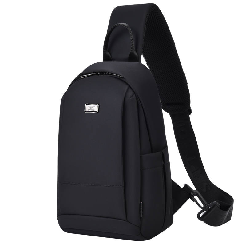 SEPTWOLVES Fabric Sling Bag, Shoulder Bag, Crossbody Bag Regular Men's Black