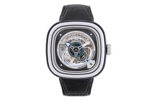 SEVENFRIDAY PS Automatic Mechanical Movement 30m Waterproof Men's Watches Watch 47.6mm Skeleton Dial