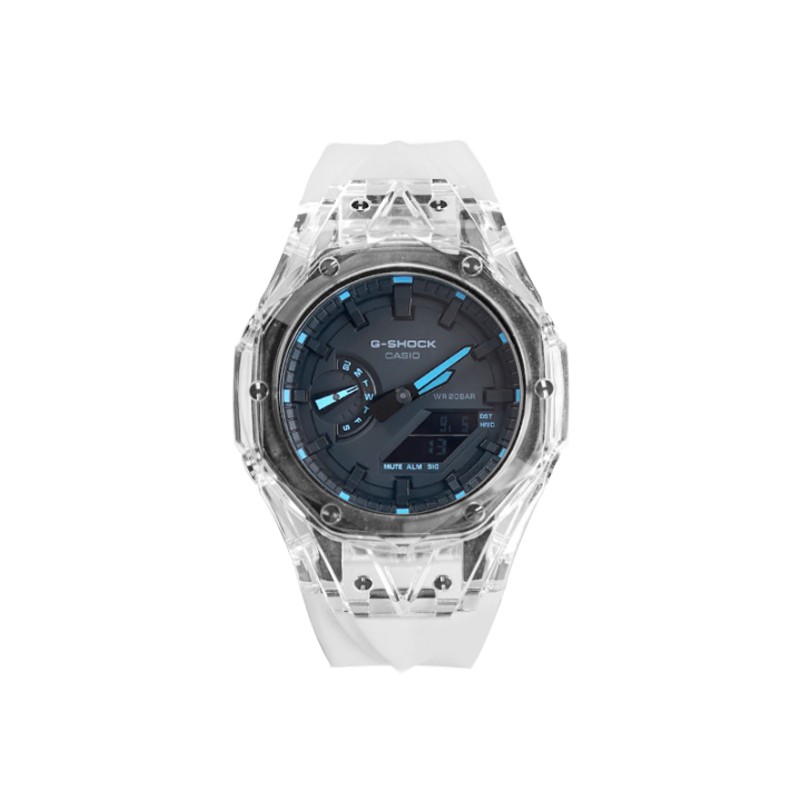 CASIO CASIO Unisex Liquid Crystal/Analog Dual Display Series 48.5mm Black Watch