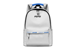 Pepsi Membrana Dermalis Laptop Backpack Medium Unisex Black/White